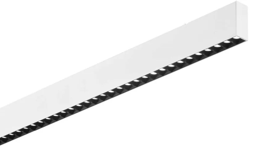 Lustra liniara cu lumina directa si indirecta STEEL Accent White 3000K