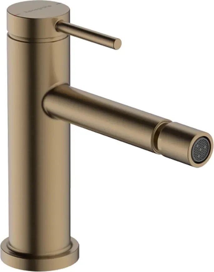 Baterie bideu Hansgrohe Tecturis S cu ventil Pop-Up bronz periat