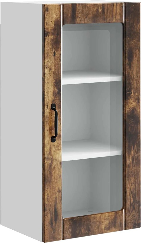 vidaXL Dulap de bucătărie Stejar fumuriu 40 x 31 x 80 cm Lemn compozit