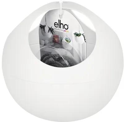 Ghiveci agăţător Elho Soft Air plastic Ø 18 h 16 cm alb