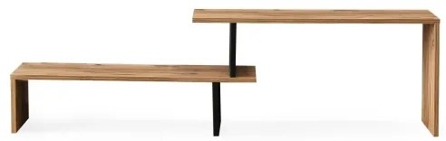 Comodă de televizor OVIT 44x153 cm maro/negru