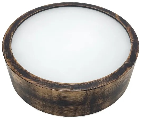 Plafonieră LED Brilagi CARVALHO SMOKEY LED/20W/230V, stejar Ø 27,5 cm