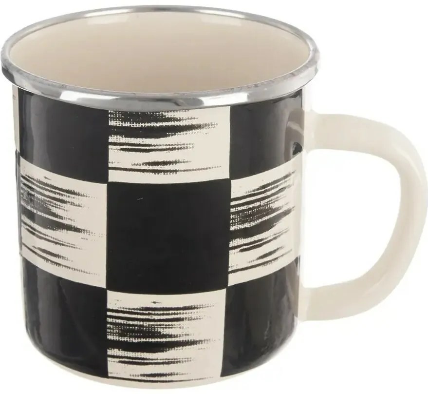 Orion Cană smălțuită Șah, 0,41 l, diametru 8,8 cm