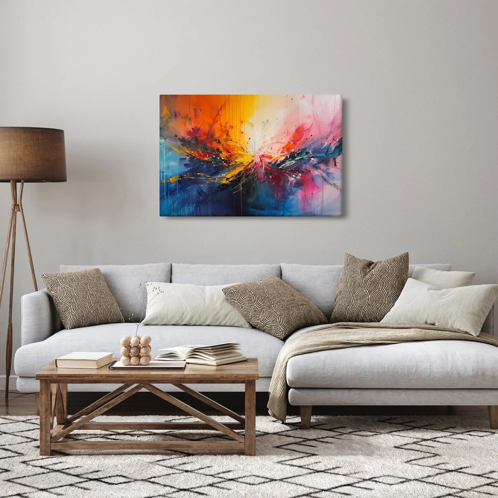 Tablou - Abstracție de culoare (90x60 cm)