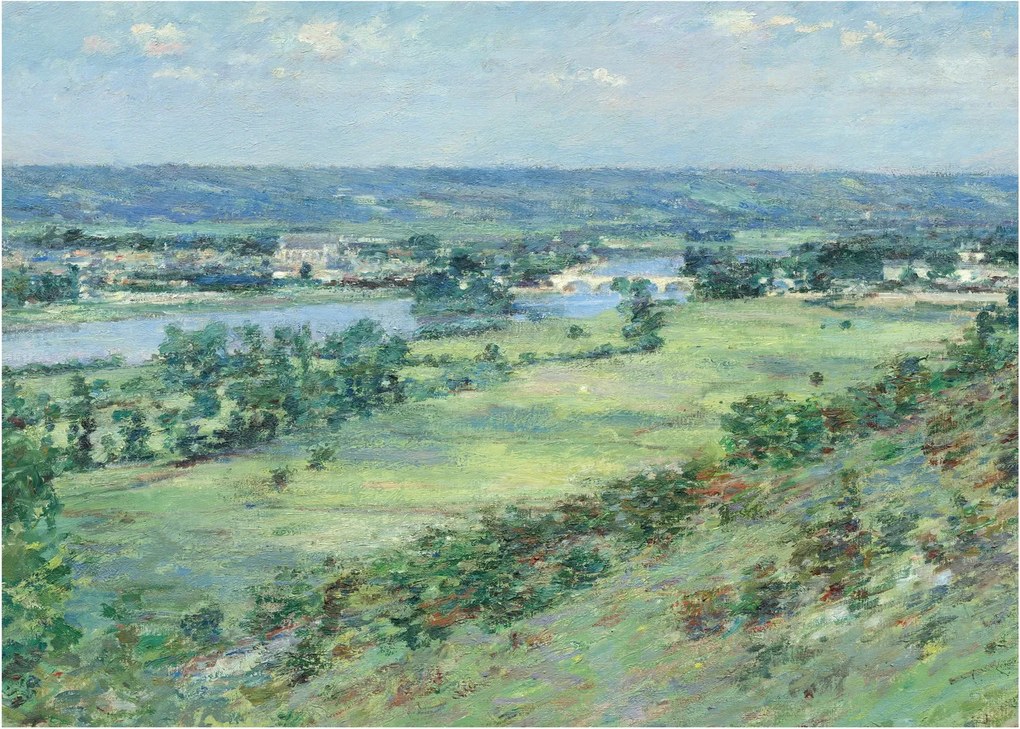 Tablou - Theodore Robinson, The Valley of the Seine, From the Hills of Giverny, reproducere (70x50 cm)