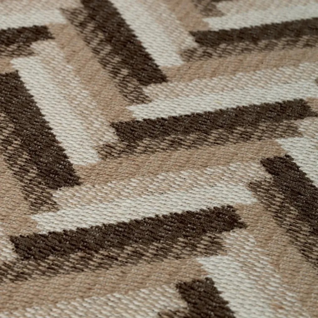 Bancheta eleganta design LUX Del Vale, Chevron brown