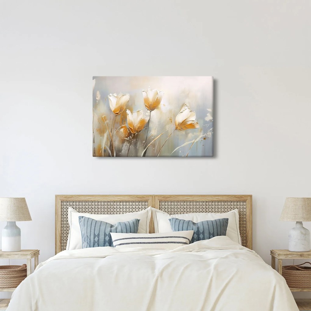 Tablou - Pictura de lalele (90x60 cm)