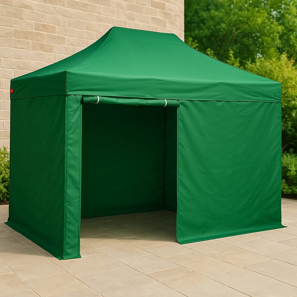 Perete lateral  4,5m cu ușă, Verde