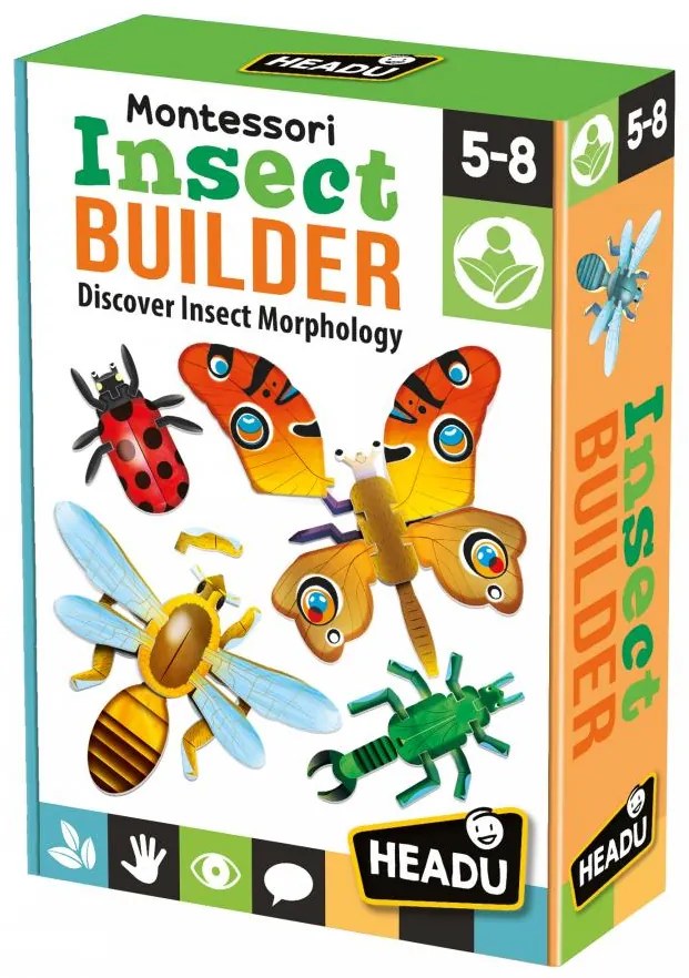 MONTESSORI CONSTRUIESTE O INSECTA - HEADU (HE27040)