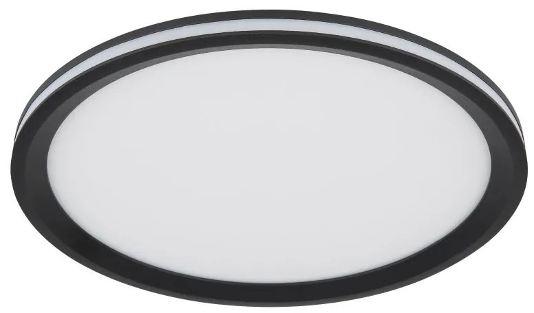 Plafoniera LED design modern Belissa negru, opal