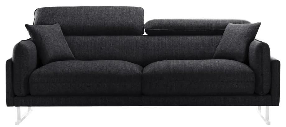 Canapea cu 3 locuri L'Officiel Gigi, negru