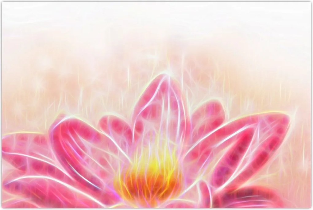 Tablou - Floare de lotus (90x60 cm)