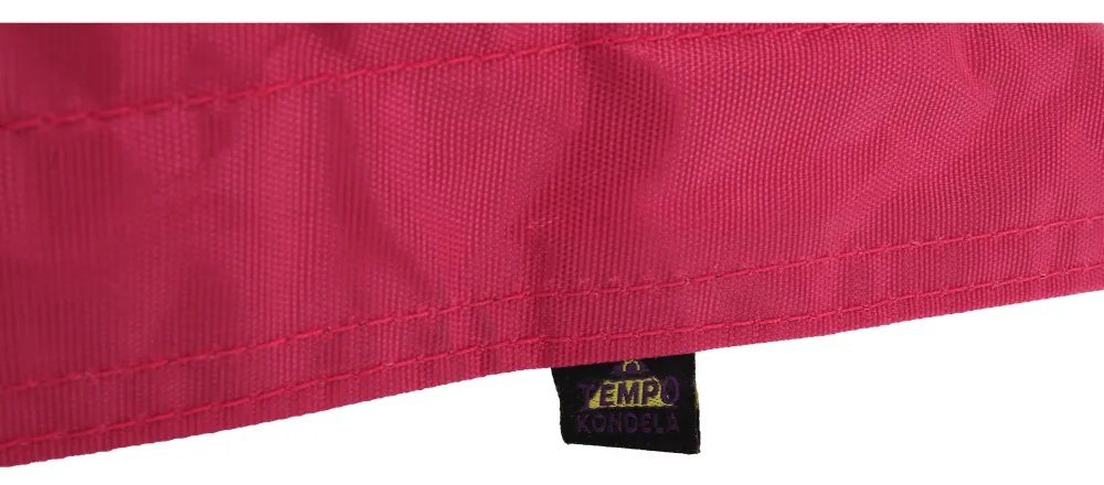 Fotoliu tip sac, material textil roz, GETAF