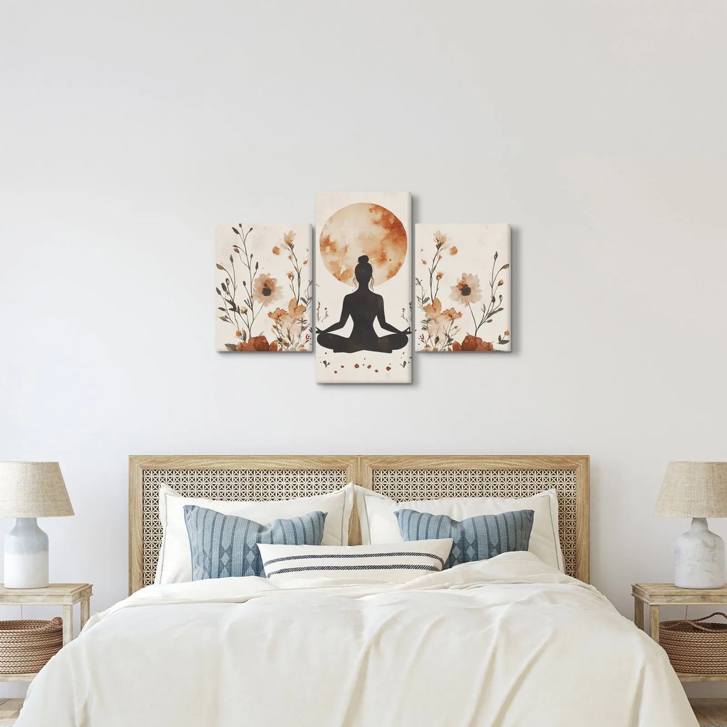 Tablou - Yoga Portocalie (90x60 cm)