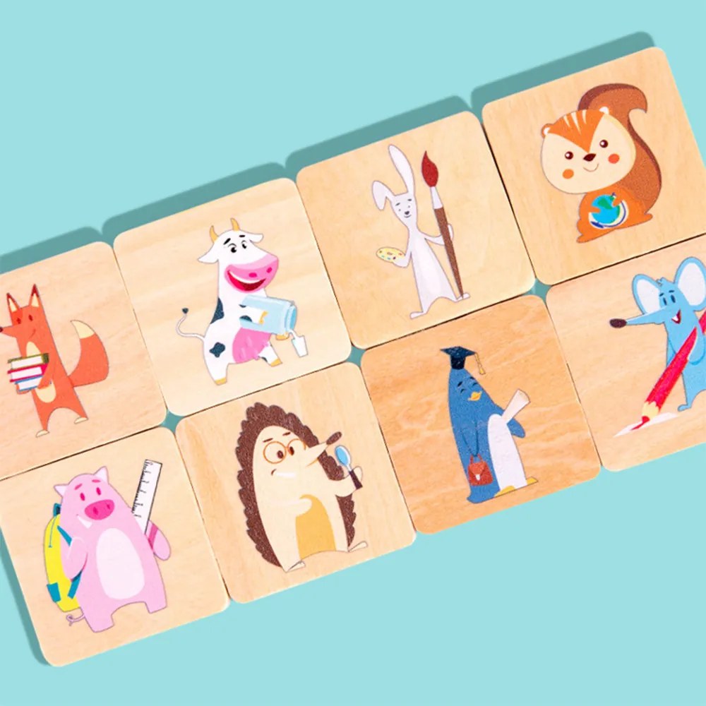 Unde s-a ascuns, un joc de logică din lemn cu deschidere