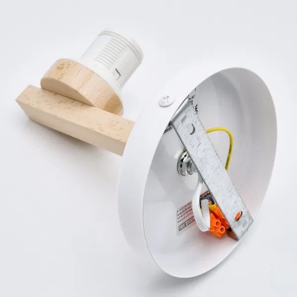 Aplica de perete ELLIE 1xE27/60W/230V albă