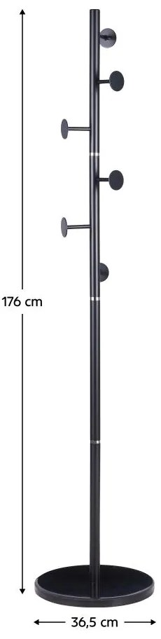 Cuier Traseros (negru + marmură) . 1116529
