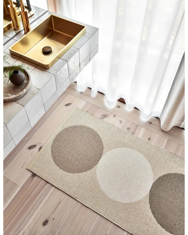 Covor pentru exterior și interior bej/crem 70x140 cm Otto Grain – Pappelina