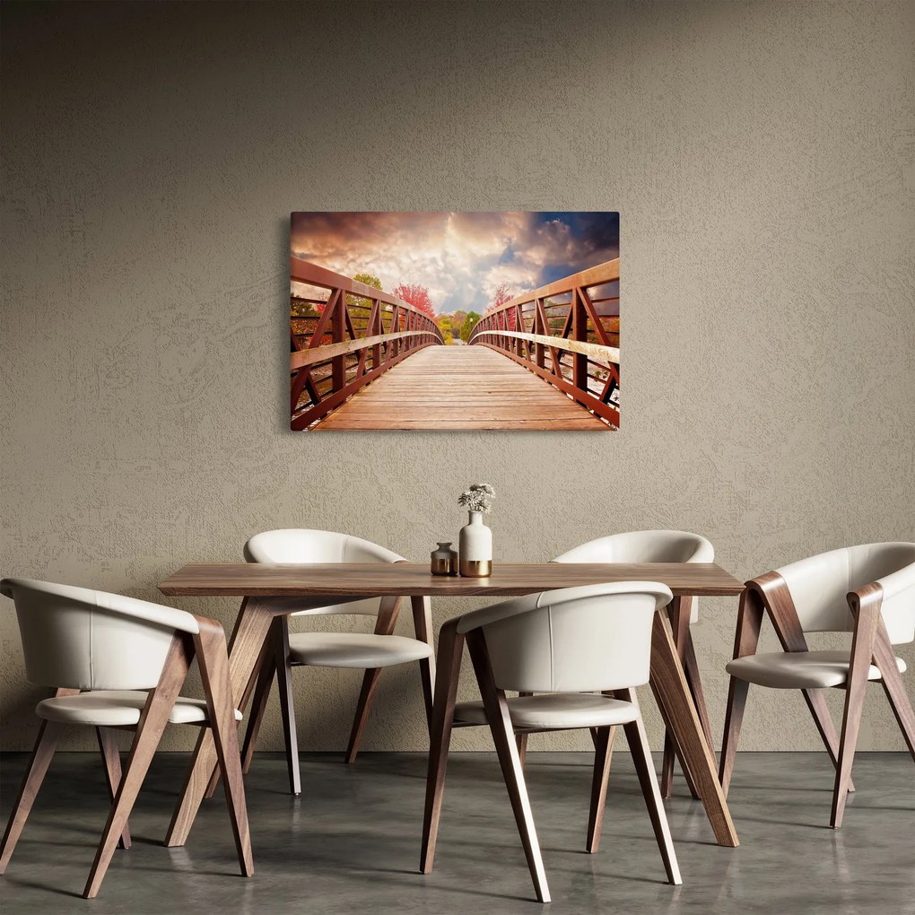 Tablou - pod din lemn (90x60 cm)
