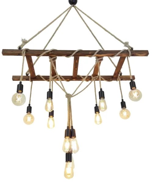 Lustră pe cablu MERDIVEN 12xE27/40W/230V