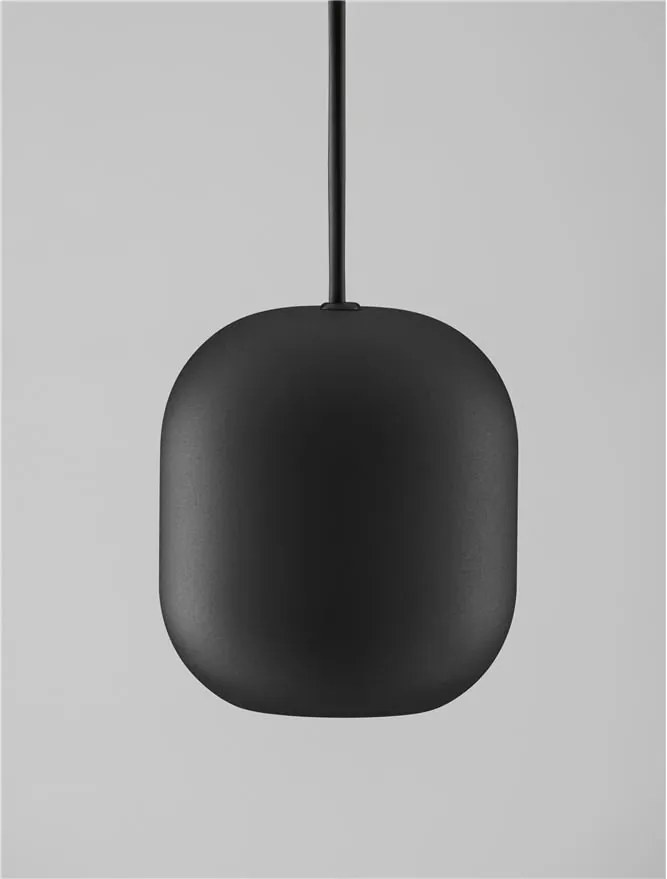 Pendul minimalist metal negru MARLIN