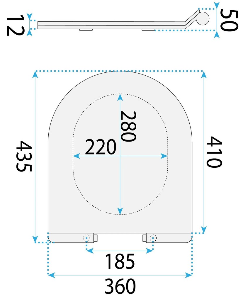 capac UF DUROPLAST FLAT WHITE
