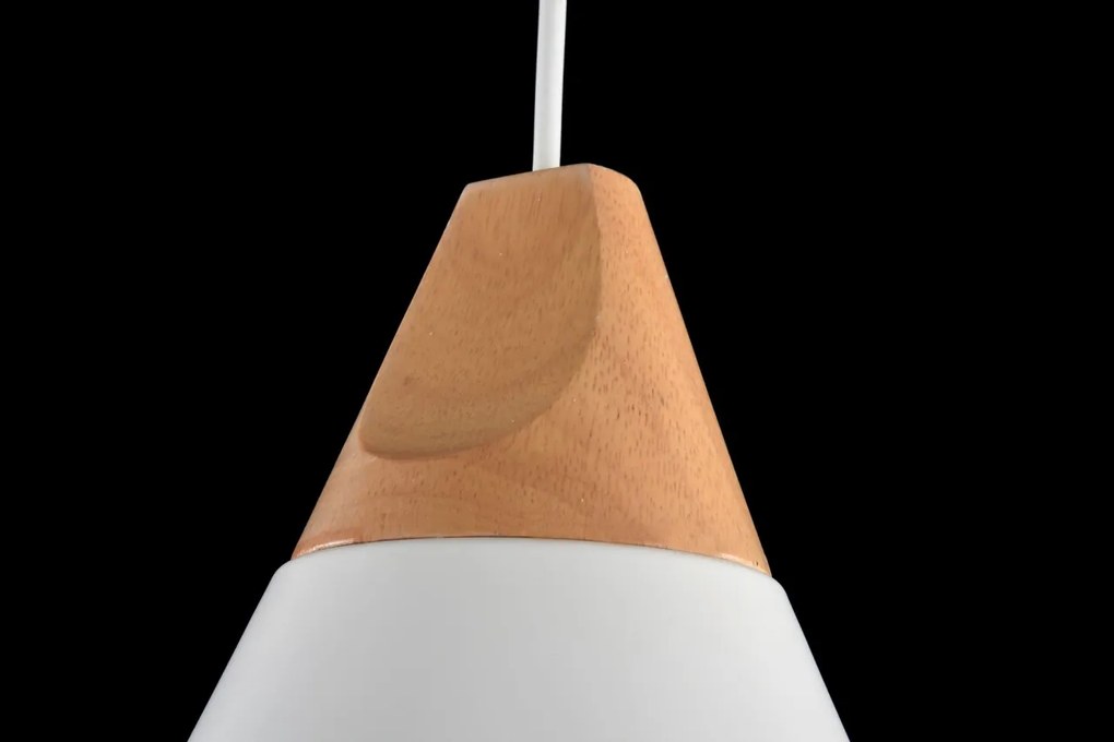 Pendul design modern Bicones alb 22
