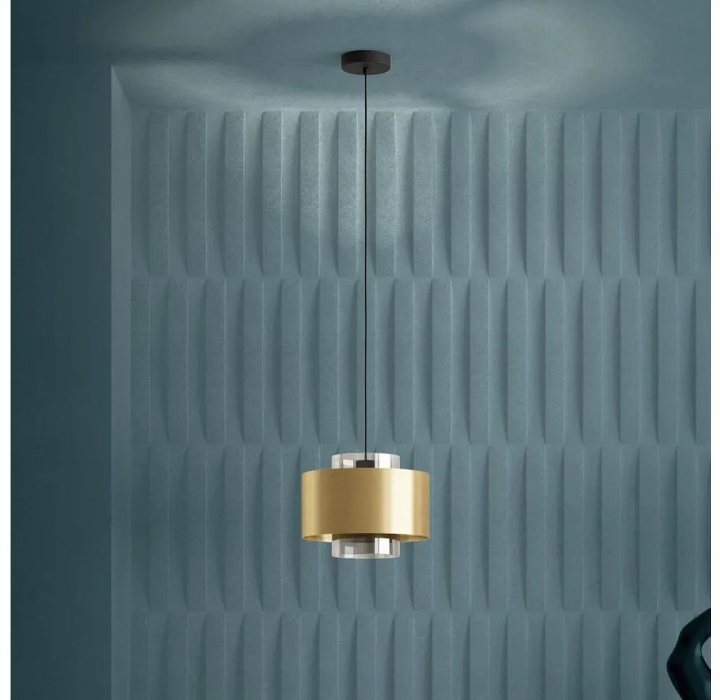 Lustră pe cablu Eglo 390066 DUGLIA 1xE27/40W/230V auriu