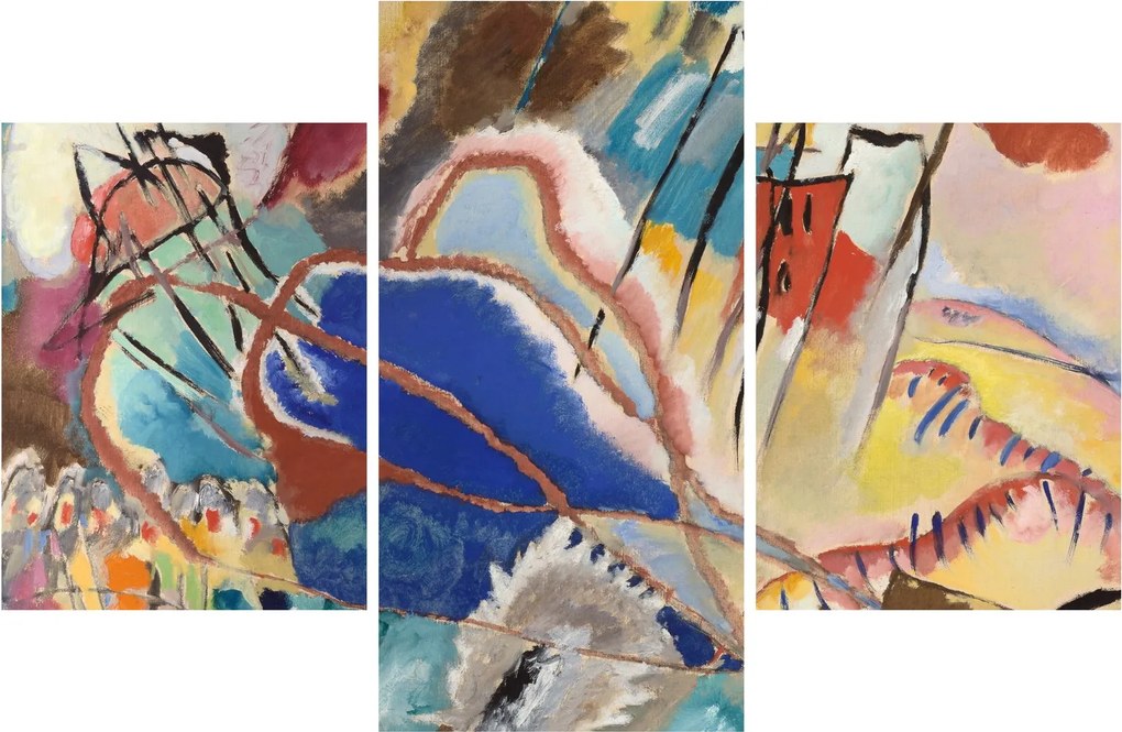 Tablou - Vasily Kandinsky, Improvisation No. 30 (Cannons), reproducere (90x60 cm)
