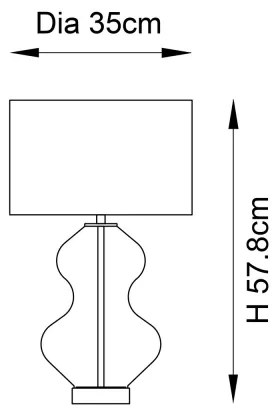 Endon 102676 - Lampă de masă reglabilă KELDA 1xE27/10W/230V albă/crom mat