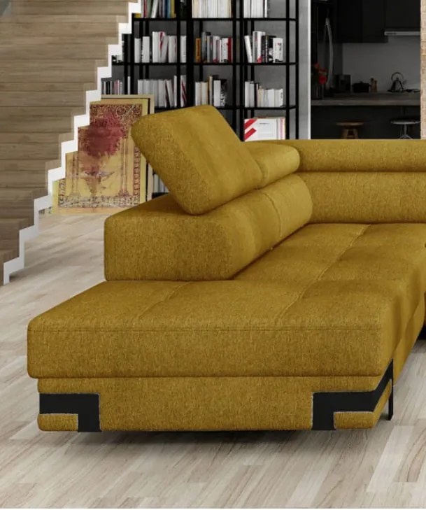 Coltar living extensibil Emporio XL pe dreapta – L339 x l223 x h95 cm