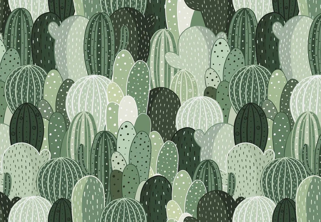 Fototapet - Paradisul cactușilor (147x102 cm)