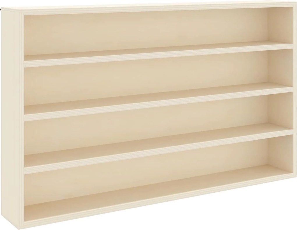 vidaXL Dulap de afișare pe perete Bej 60 x 8,5 x 37 cm Lemn compozit