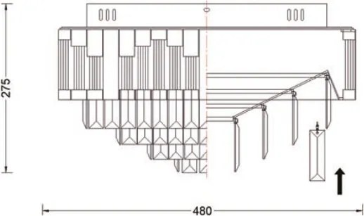 BRILAGI - Plafonieră LED reglabilă SPECTRA LED/45W/230V Ø 48 cm, finisaj auriu + telecomandă