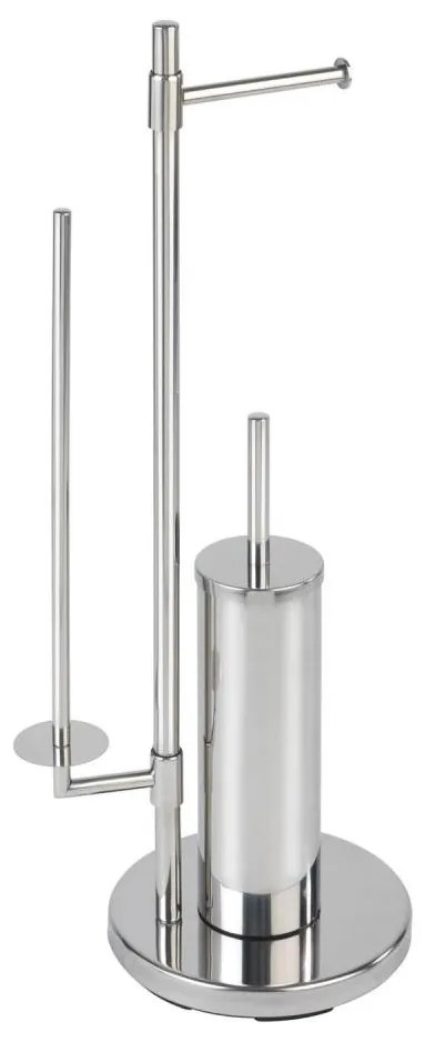 WENKO 22512100 - Perie WC UNIVERSALO NEO 30x73 cm inox/argintiu