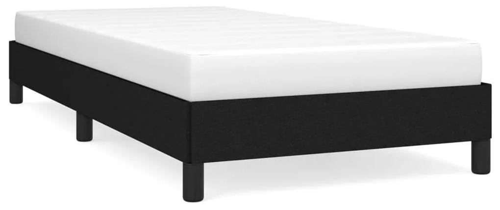 346674 vidaXL Cadru de pat, negru, 80x200 cm, material textil