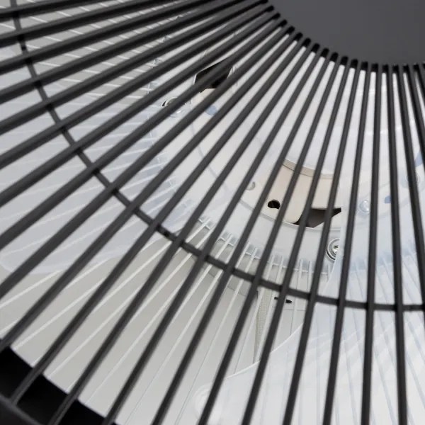 Plafonieră LED dimabilă cu ventilator Brilagi AURA LED/38W/230V negru + telecomandă