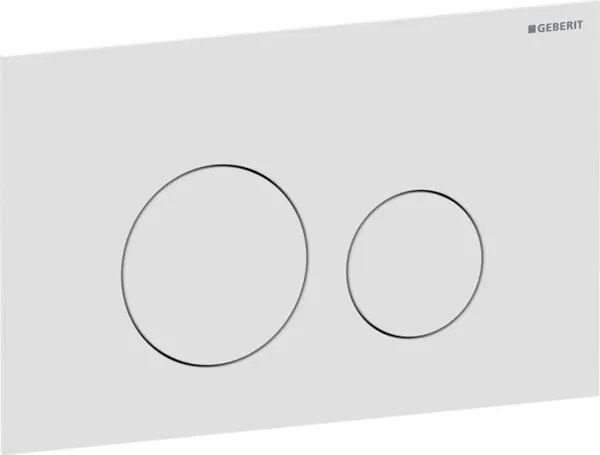 Clapeta actionare dubla rezervor, wc alb mat, Geberit Sigma40 Alb mat