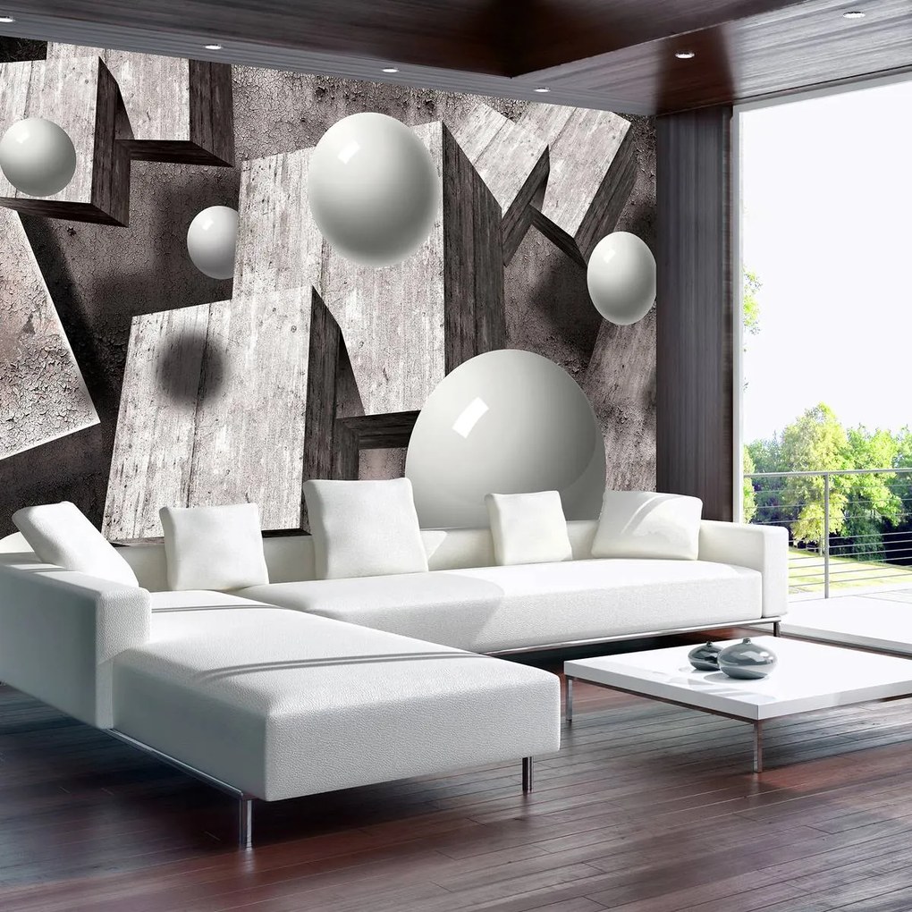 Fototapet - 3D mingi (254x184 cm)