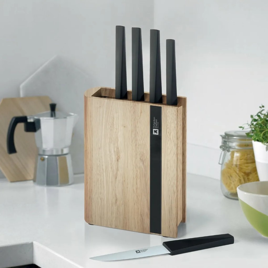 Set de cuțite de bucătărie Amefa din 5 piese însuport EDGE