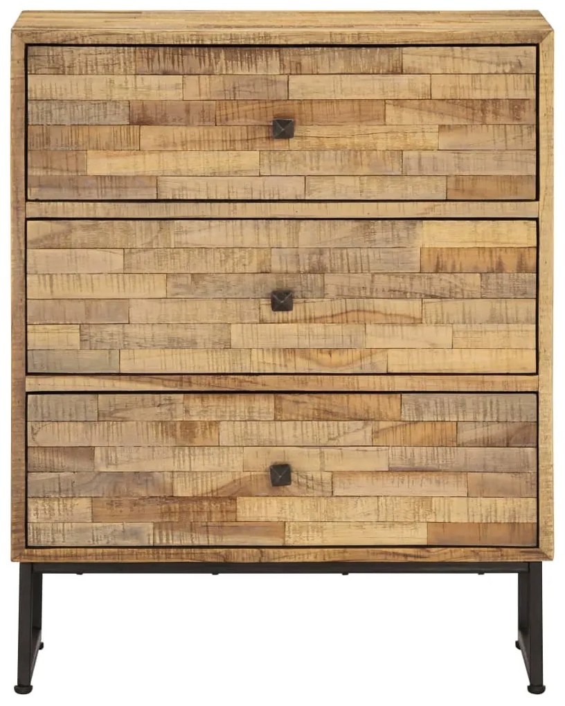 246079 vidaXL Servantă, 60 x 30 x 75 cm, lemn de tec reciclat