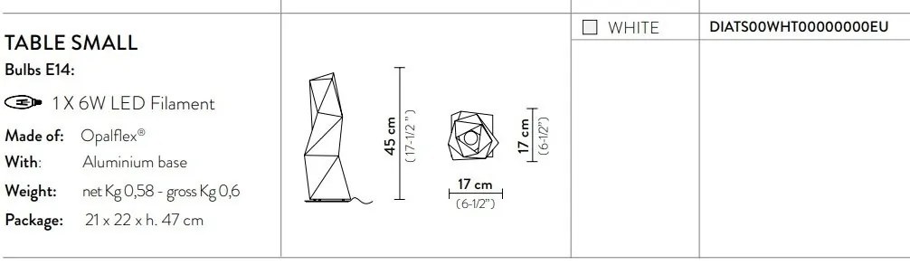 Lampa de masa design Art Deco unicat realizat manual Diamond