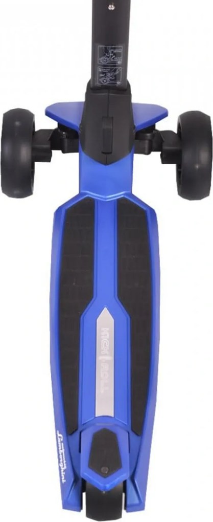 Trotineta copii pliabila din aluminiu NOVOKIDS™ Lamborghini Kick N Roll Edition , Cu roti luminoase din silicon, 3 roti,pliabila, Maner reglabil pe