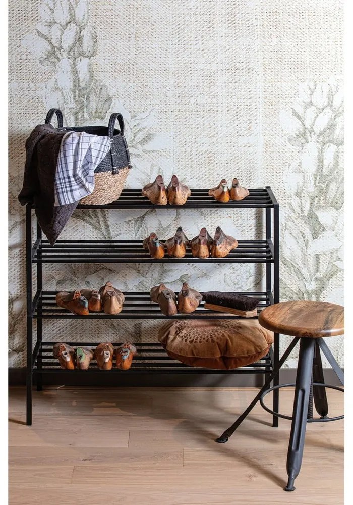 Suport metalic pentru pantofi WOOOD Ferro, negru