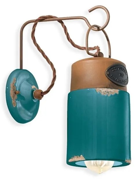 Aplica de perete design retro realizat manual din ceramica INDUSTRIAL