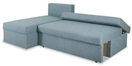 Coltar Extensibil Cu Lada Depozitare Modulo, Interschimbabil Stanga/Dreapta, Albastru