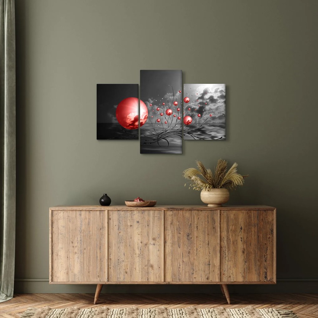 Tabloul bilelor roșii (90x60 cm)