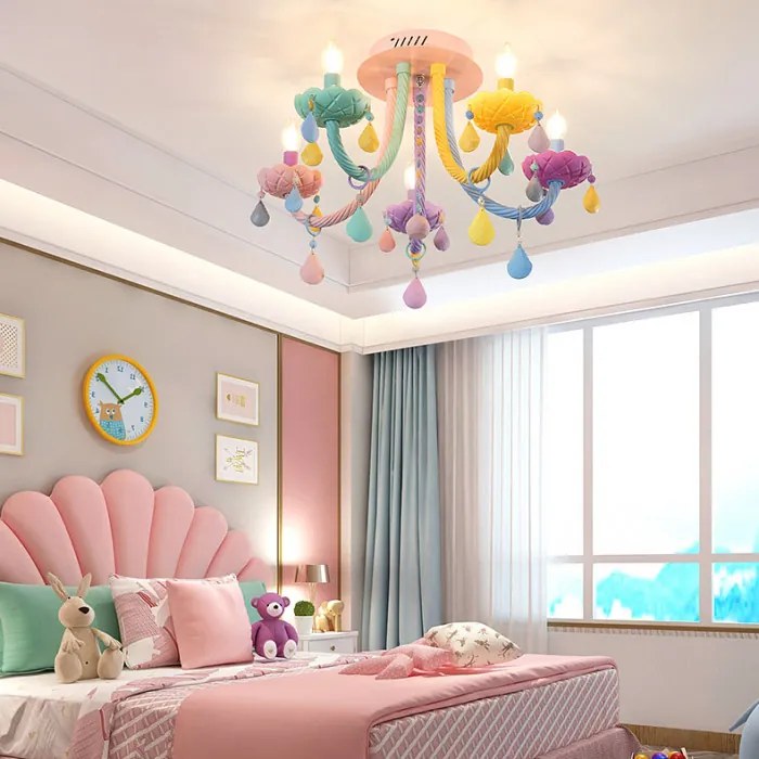 RAINBOW SHORT Lustra Living Lampă pentru copii by Anzazo