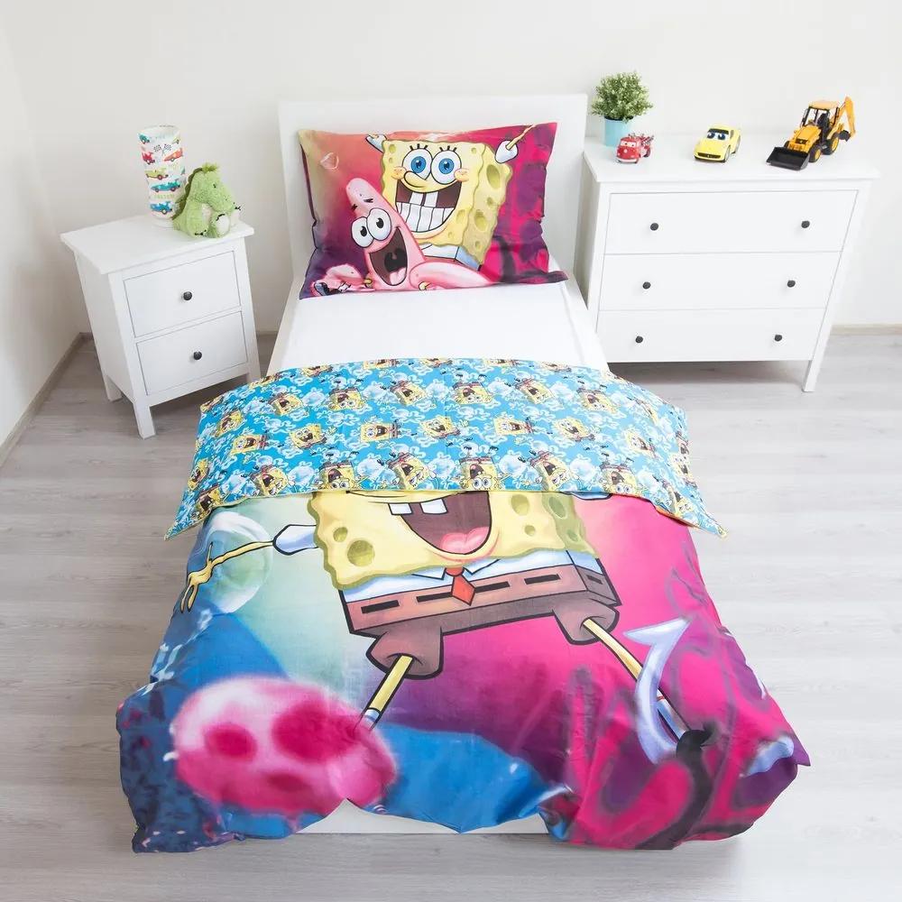 Lenjerie de pat copii Spongebob