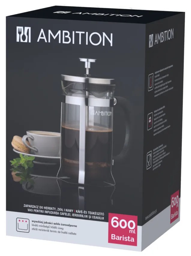 Filtru ceai sau cafea 0.6L, Barista